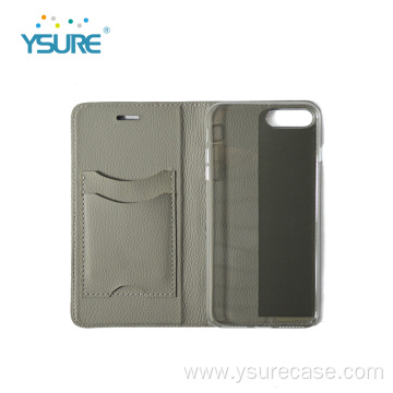 universal double folio leather cell phone case